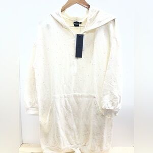 Mono B Cream Speckled Hoodie